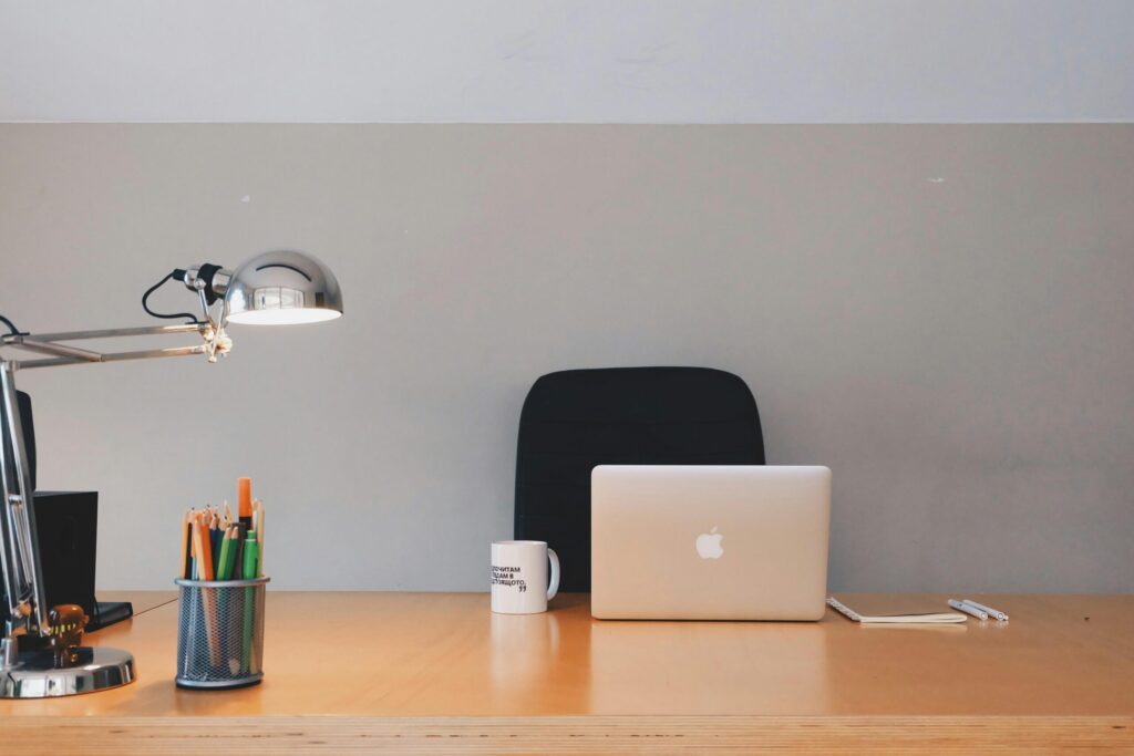 Business office space with desks and meeting area available