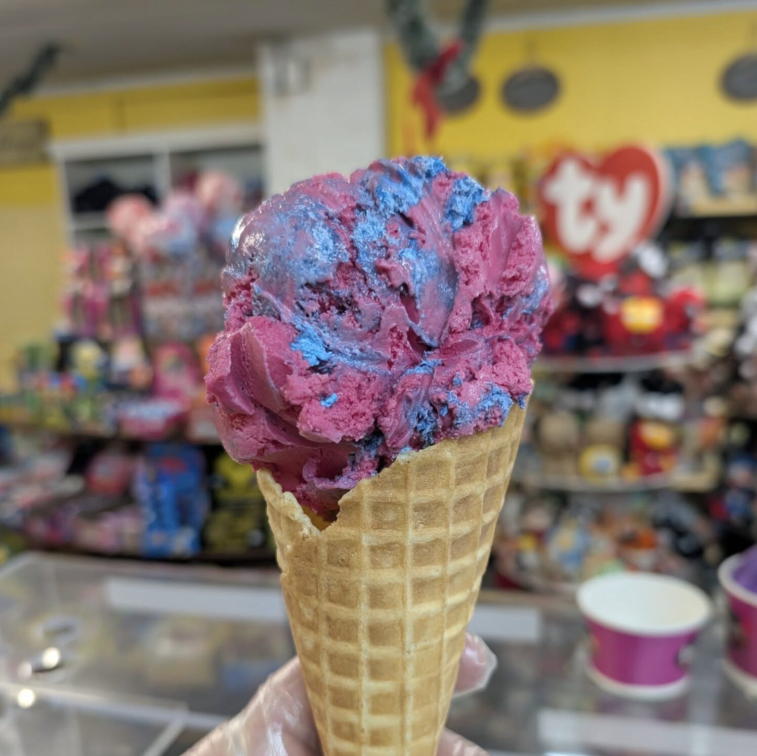 Enniskillen General Store bubble gum ice cream cone