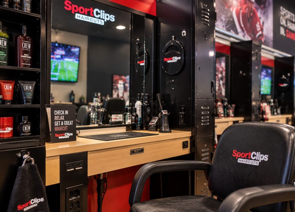 Sport Clips sitting
