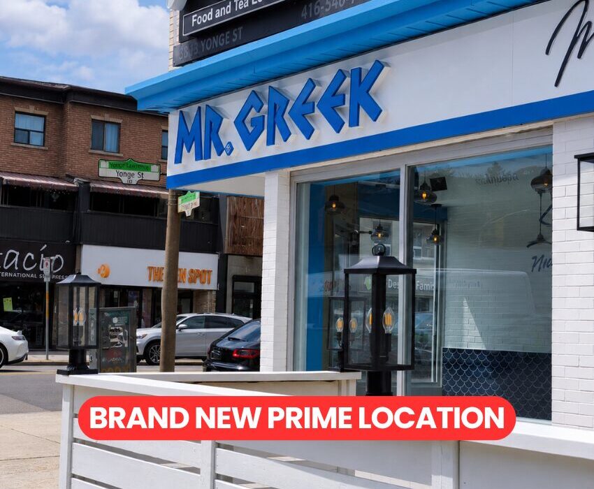 Mr. Greek Franchise Opportunity at Yonge and Lawrence
