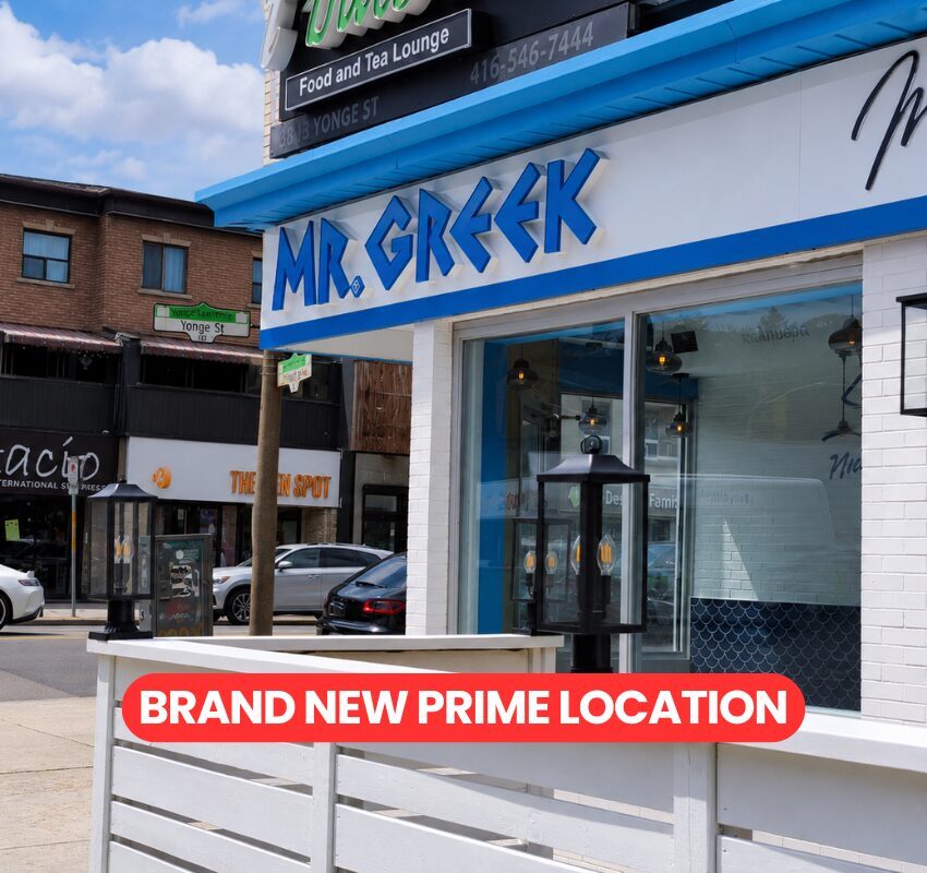 Mr. Greek Franchise Opportunity at Yonge and Lawrence